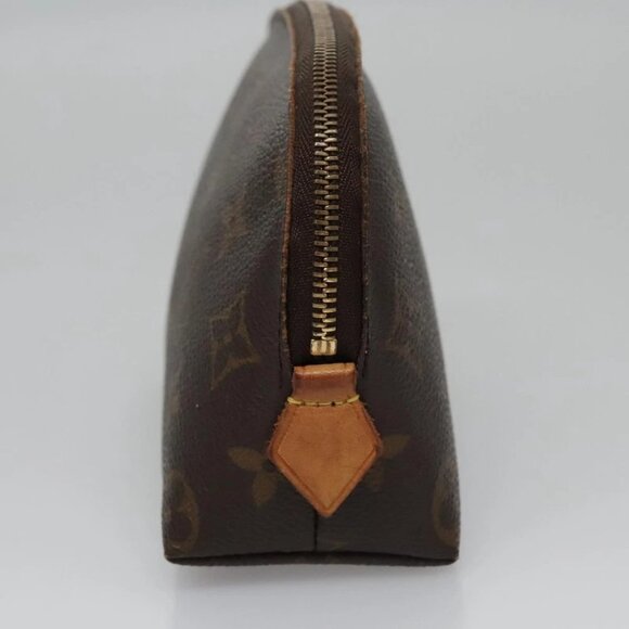 LOUIS VUITTON Monogram Pochette Cosmetic PM Cosmetic Pouch M47515 LV Auth 113199 - Picture 4 of 14